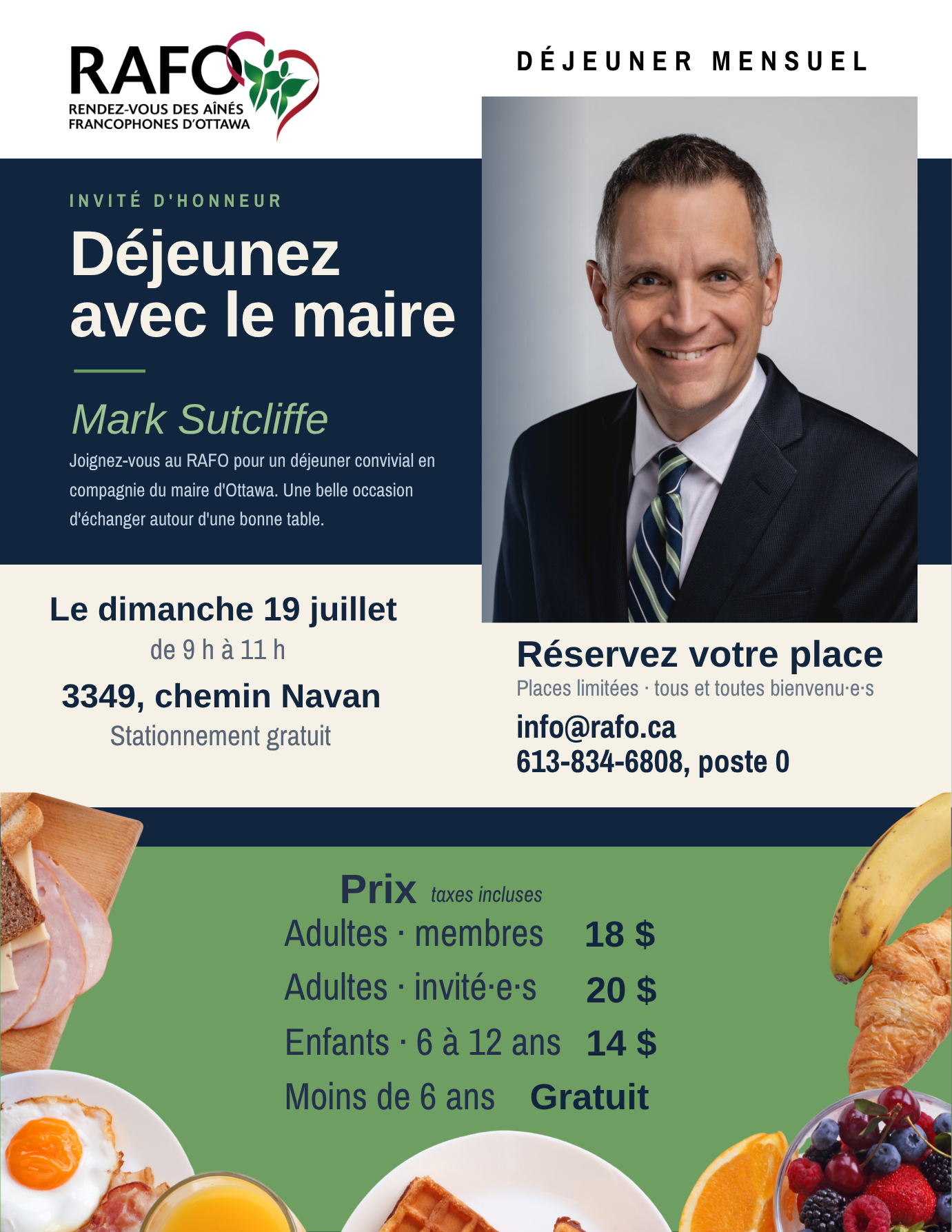 Déjeuner mensuel